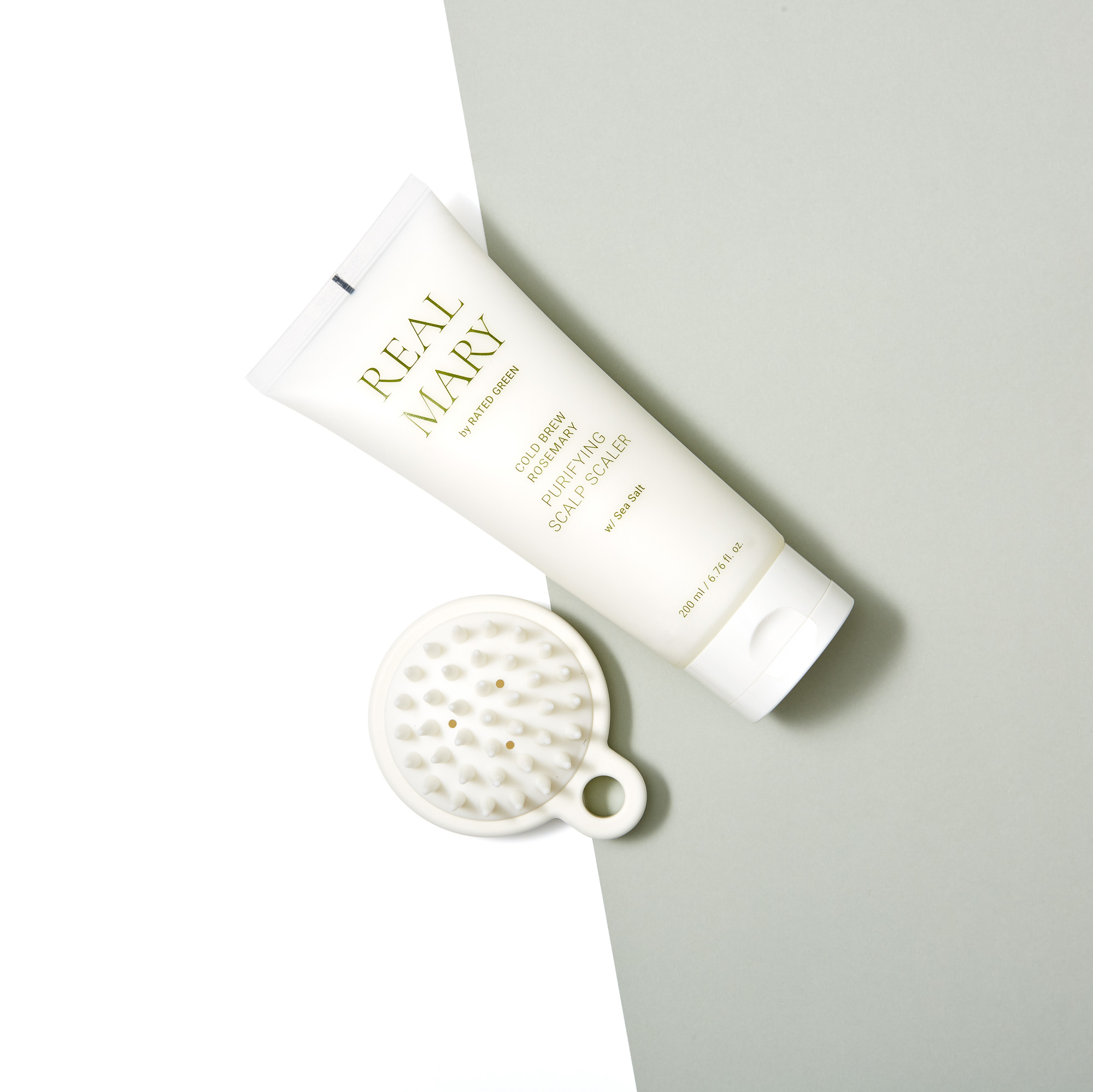 Очисна маска для шкіри голови з морською сіллю Rated Green Real Mary Cold Brewed Purifying Scalp Scaler